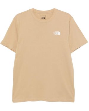 The North Face T-Shirt Mit Logo-Print - Natur