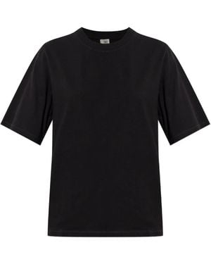 By Malene Birger T-Shirt Hedil En Coton - Black