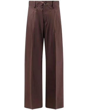 Laneus Buttoned Trousers - Brown