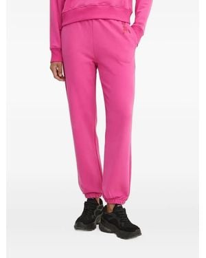 Patrizia Pepe Essential Insect-Logo Track Pants - Pink