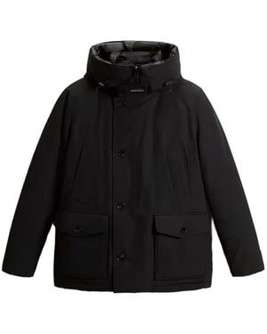 Woolrich Arctic Hooded Padded Jacket - Black