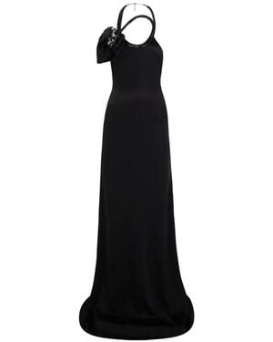 David Koma Embellished Halterneck Maxi Dress - Black