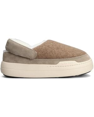 Moon Boot Slippers de franela - Neutro