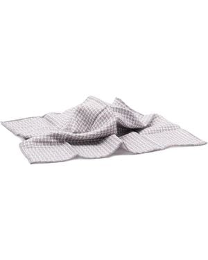 Brunello Cucinelli Patterned Silk Scarf - Weiß