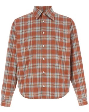Second/Layer Sherman Hemd Mit Karomuster - Orange