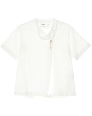 Carven Kilt-Pin T-Shirt - White