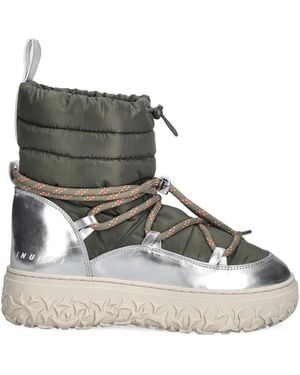 Inuikii Technical Performance Gewatteerde Veterlaarzen - Zwart