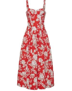 Cara Cara Santiago Tiered Midi Dress