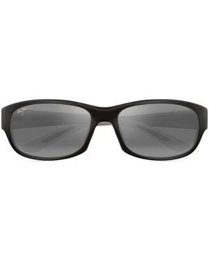 Maui Jim Curved-Frame Sunglasses - Grey