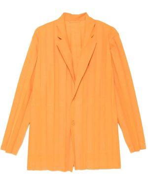 Issey Miyake Edge Ensemble Jacke - Orange