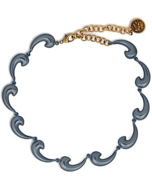 Etro Paisley-Embellished Necklace - Metallic