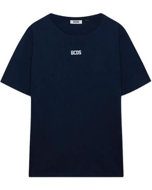 Gcds Logo-Print T-Shirt - Blue
