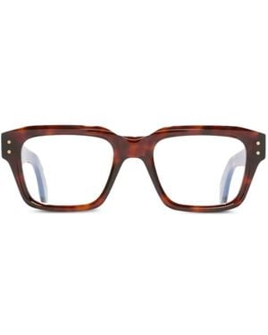 Cutler and Gross Brille Mit Eckigem Gestell - Schwarz