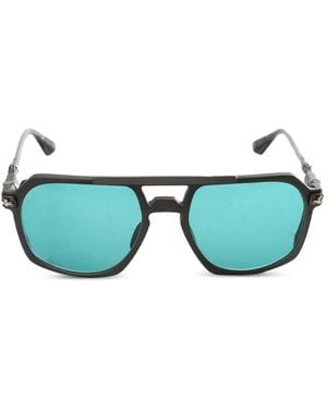 Chrome Hearts Pilot-Frame Sunglasses - Green