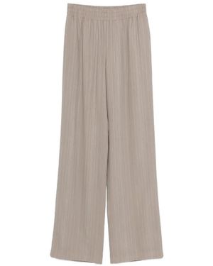 Golden Goose Brittany Striped Trousers - Grey