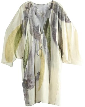 YANGKEHAN Cape À Fermeture Nouée - White