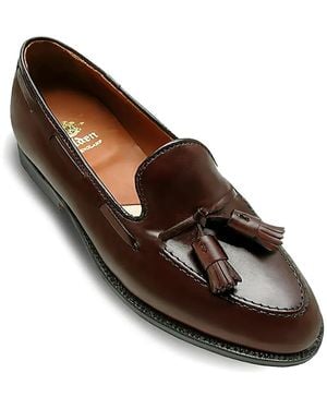 Alden Tassel Leather Loafers - Brown
