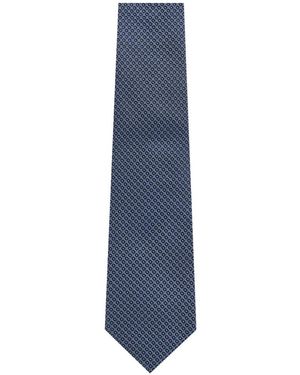 Corneliani Patterned Tie - Blue