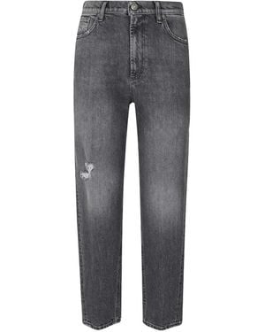Dondup Distressed Faded Jeans - Gray