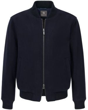 BOGGI Padded Bomber Jacket - Blue