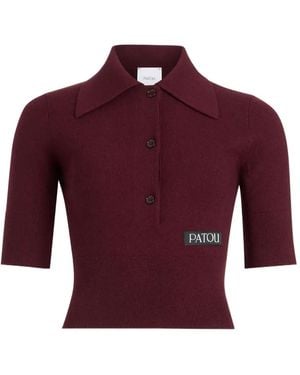 Patou Polo Con Applicazione Logo - Rosso