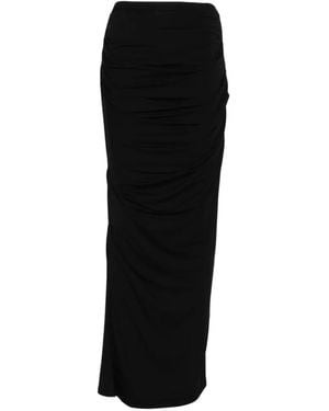 Entire studios Maxi Draped Skirt - Black