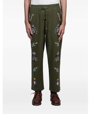 BAZISZT Neon Trousers - Green