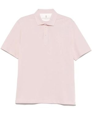 Brunello Cucinelli Klassisches Poloshirt - Pink