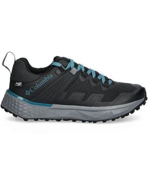 Columbia Mesh-Panelled Hiking Sneakers - Black