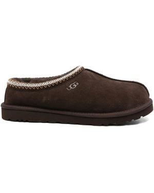 UGG Braided-trim slippers - Marrón