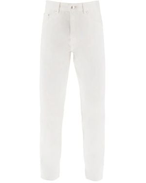 Maison Kitsuné Straight-Leg Jeans - White