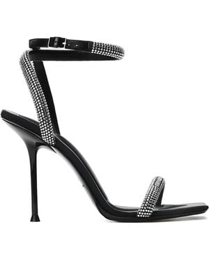 Alexander Wang Julie Crystal-Embellished Sandals - Black