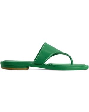 Bernardo 1946 Flat Thong Sandals - Green