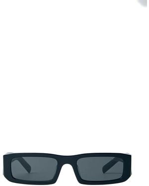 Prada Rectangular-Frame Sunglasses - Blue