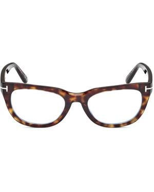 Tom Ford Brille Mit Cat-Eye-Gestell - Braun