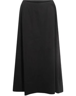 Balenciaga A-Line Zip-Fastening Midi Skirt - Black