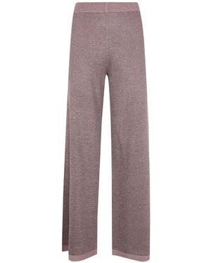D.exterior Elasticated-Waistband Trousers - Purple