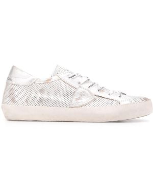 Philippe Model Perforated Style Trainers - White