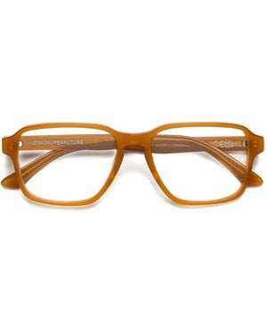 Retrosuperfuture Numero 160 Geometric-Frame Glasses - Brown