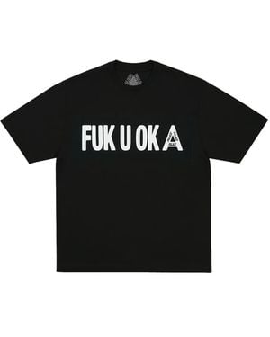 Palace Camiseta Con Logo Estampado - Negro