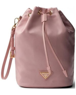 Prada Re-Nylon Pouch - Pink