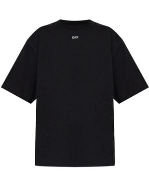 Off-White c/o Virgil Abloh Logo-Print Arrows Motif T-Shirt - Black
