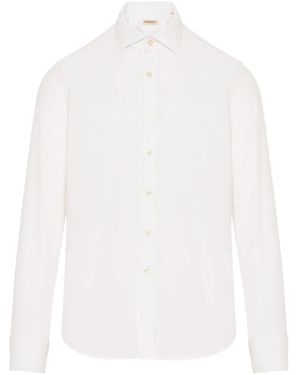 GHIRARDELLI NEXT Corduroy Long-Sleeve Shirt - White