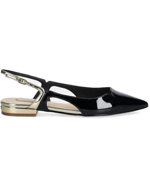 Liu Jo Pointed-Toe Flat Pumps - Black