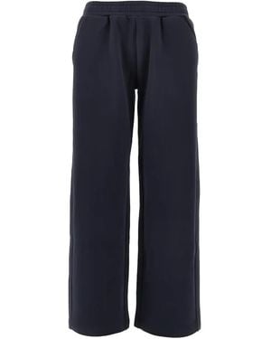 Emporio Armani Elasticated-Waistband Trousers - Blue