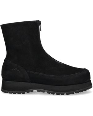 Diemme Zipped Ankle Boots - Black