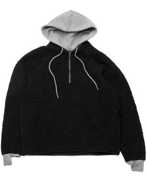Stockholm Surfboard Club Farm Quarter-Zip Hoodie - Black