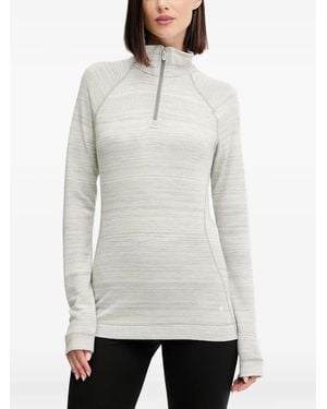 Smartwool Quarter-Zip Raglan-Sleeve Thermal Top - White