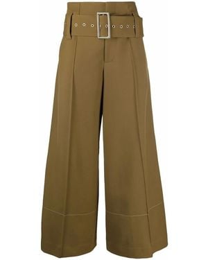 10 Corso Como Pantaloni A Gamba Ampia - Marrone