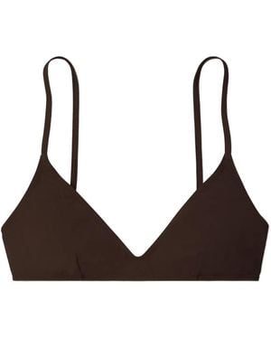 Tory Burch Triangle Cup Bralette - Brown